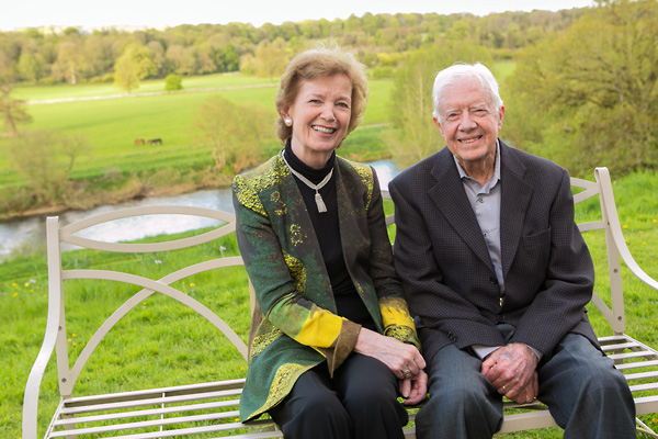 Mary Robinson and Jimmy Carter in Dublin, May 2013