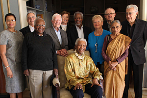 The Elders with Nelson Mandela