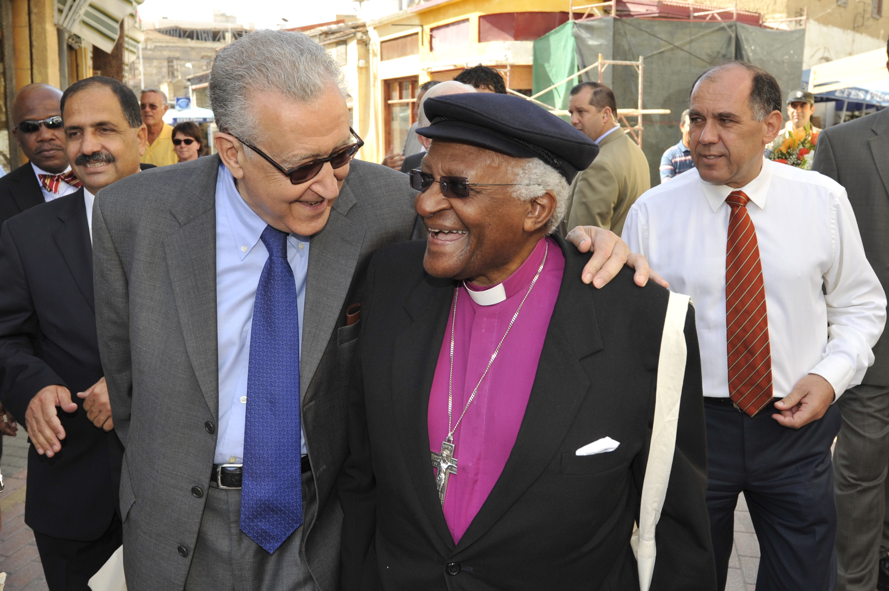 Lakhdar Brahimi and Desmond Tutu The Elders