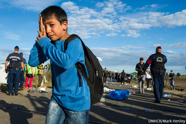 syrian children sad