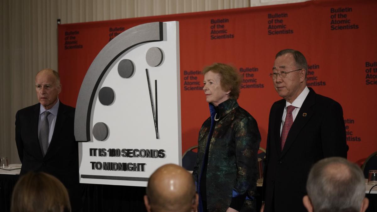 Doomsday Clock It Is 100 Seconds To Midnight