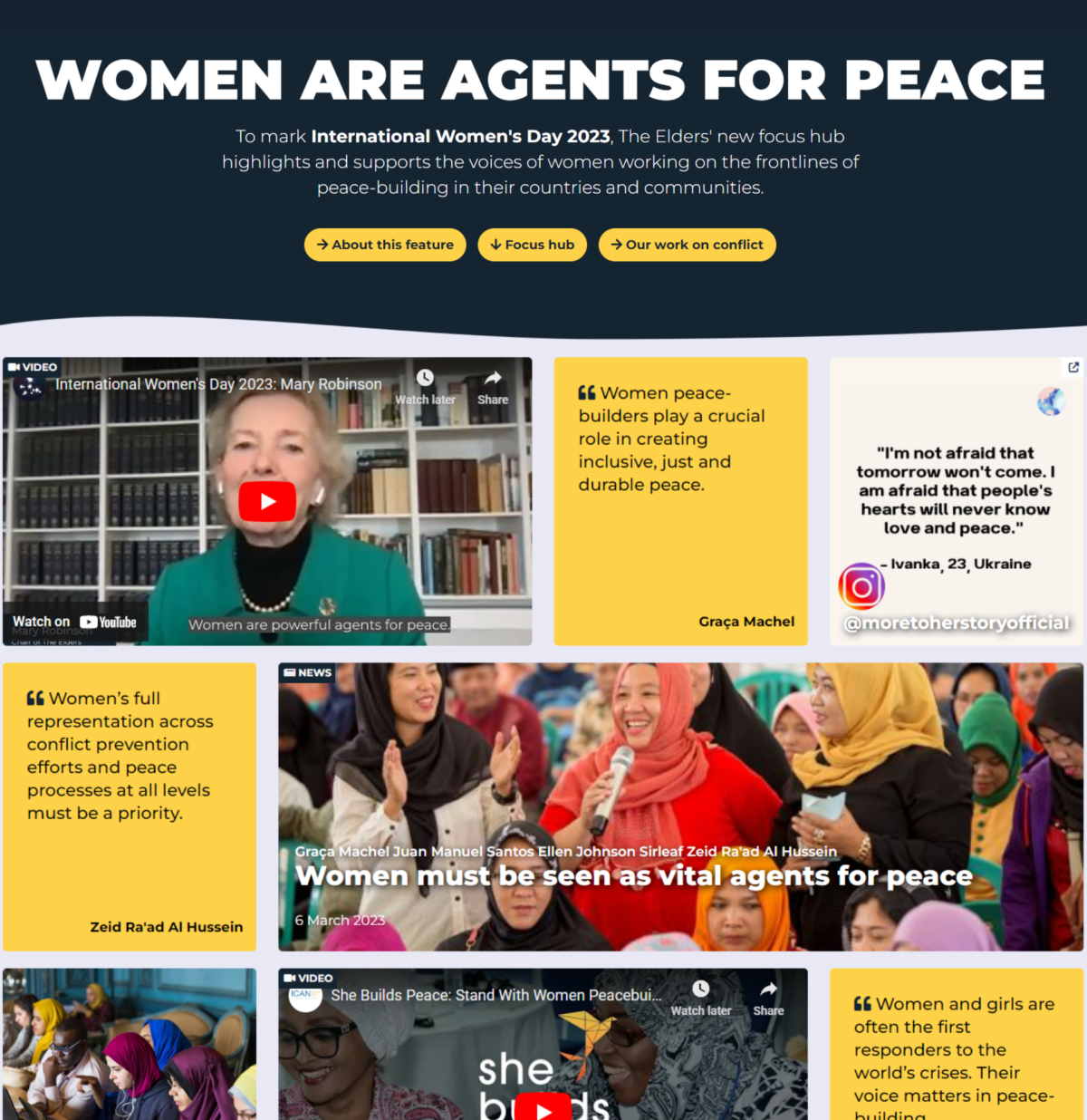 Focus hub: International Women's Day 2023